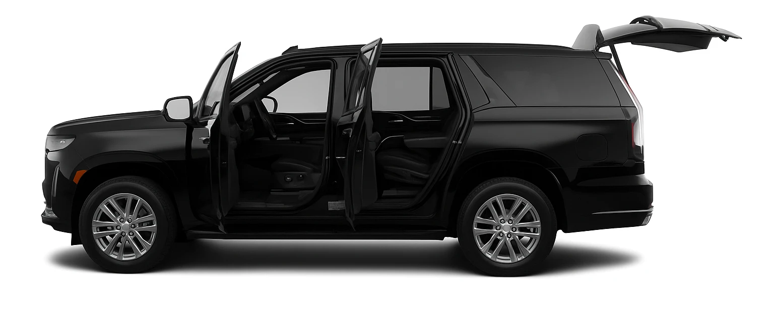Cadillac Escalade, doors open